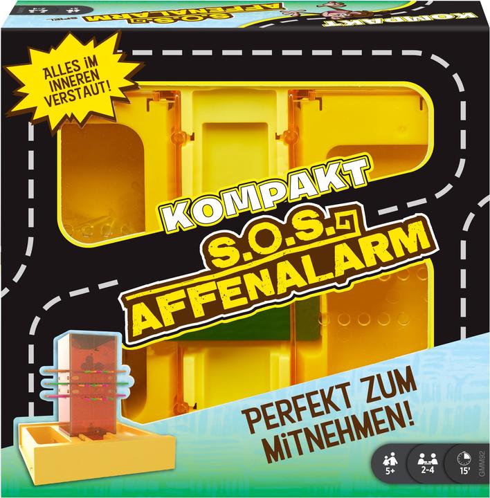 Actual product image Mattel Games Travel Tumblin' Monkeys (German)
