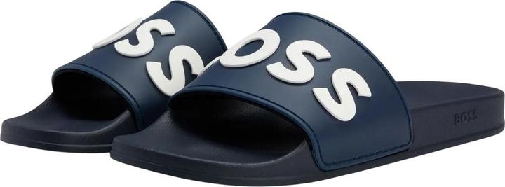 Actual product image Hugo Boss Womens/Ladies Kirk Logo Sliders (39.5)