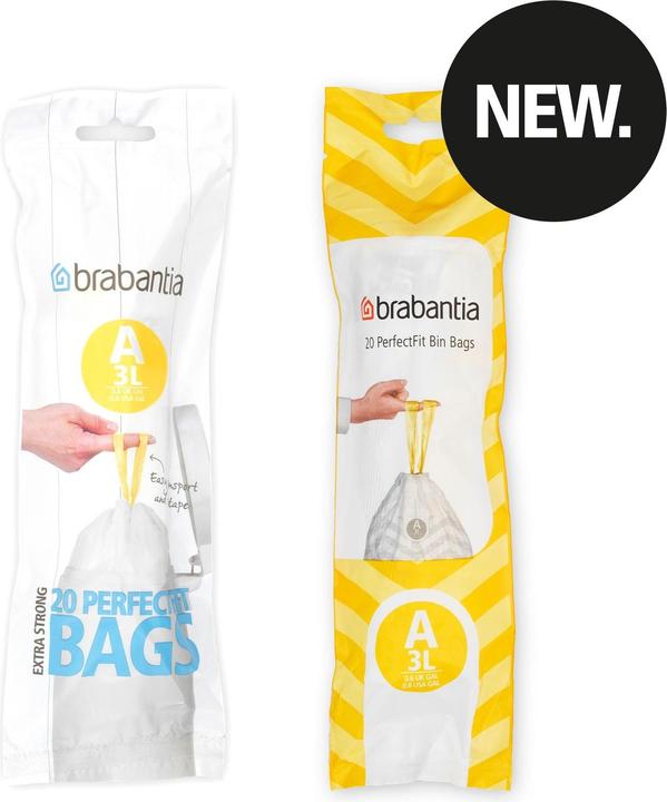 Image du produit Brabantia PerfectFit taille A, 3l (20 x, 3 l)