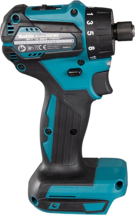 Productafbeelding Makita DDF 083 ST accuboormachine 18 V 40 Nm 1/4" borstelloos + 2x oplaadbare accu 5.0 Ah + lader (Oplaadbare batterij)