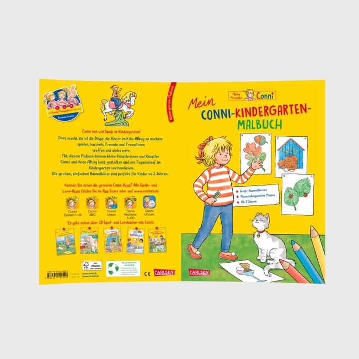 Produktbild Conni Gelbe Reihe (Beschäftigungsbuch): Mein Conni-Kindergarten-Malbuch