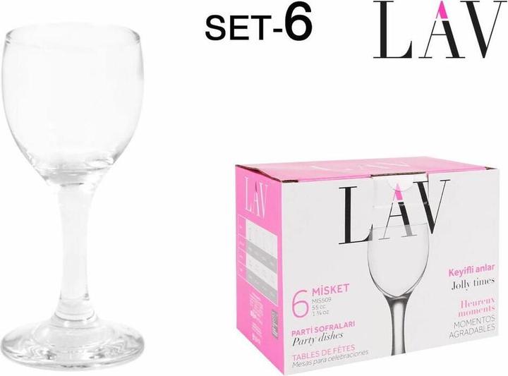 LAV Jeu de verres Misket (4 pièces) (6 x)