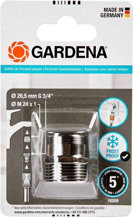 Actual product image Gardena Thread adapter (Adapter for indoor taps, 26.50 mm)