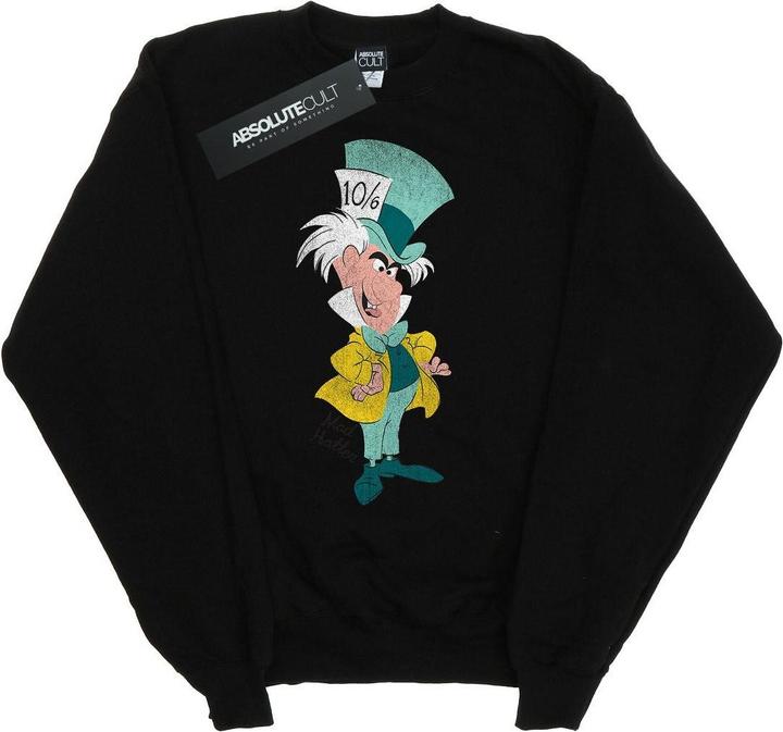 Disney Mädchen Alice im Wunderland Klassisches Sweatshirt des Hutmachers