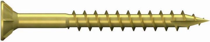 Reisser R2 plus chipboard screws, flat countersunk head, TX, full thread, 4.5 x 35, steel, galvanised (200 Screws per piece)
