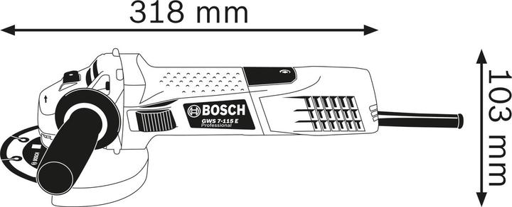 Produktbild Bosch Professional GWS 7-115 E (115 mm)