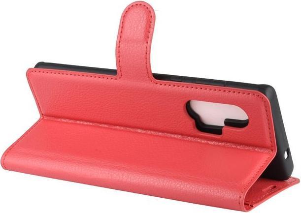 Actual product image MU Classic Litchi Leather Bookcover Series (Motorola Edge+)