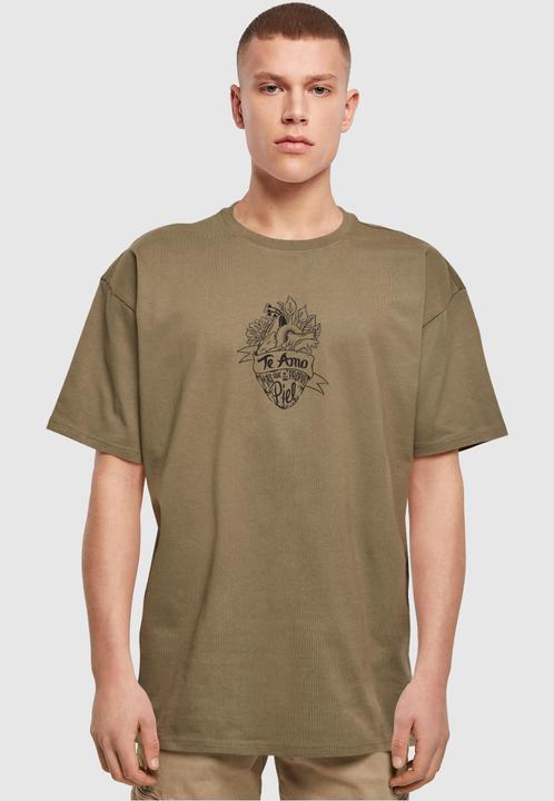 Actual product image Merchcode Frida Kahlo - Te amo outline Heavy Oversize Tee - 116711 (S)