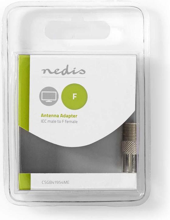 Produktbild Nedis Adapter Satelite und Anten auf Koaxial Stecker - F Hem (Antennenkabel)