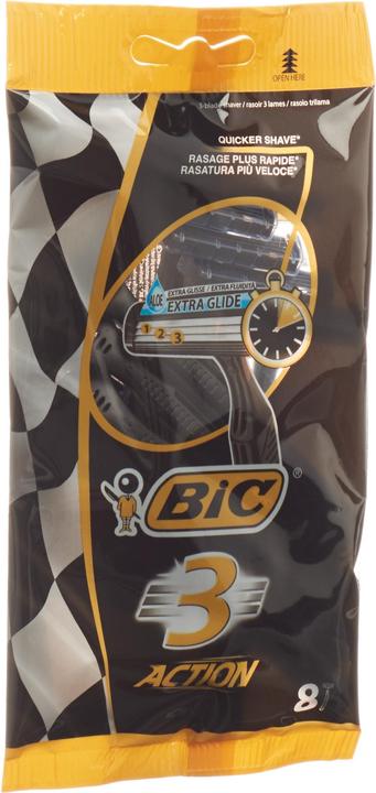Bic 3 Action 3-Klingenrasierer für den Mann
