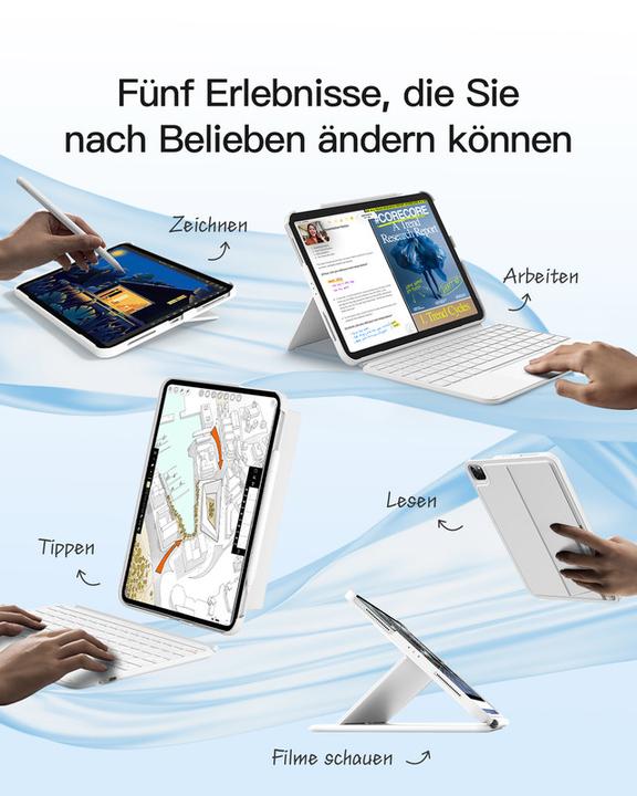 Actual product image Inateck Keyboard iPad 04122 white (KB04122 white) (DE)