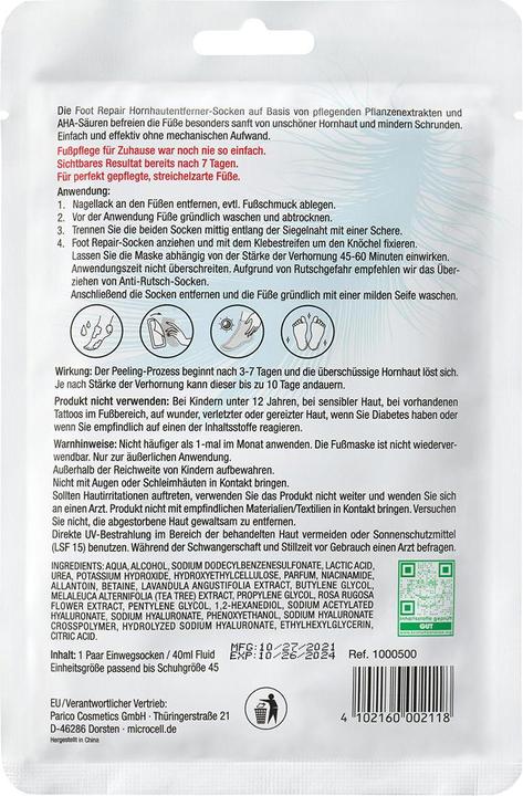 Immagine prodotto Micro Cell Calzini Per La Riparazione Dei Calli (Maschera del piede)