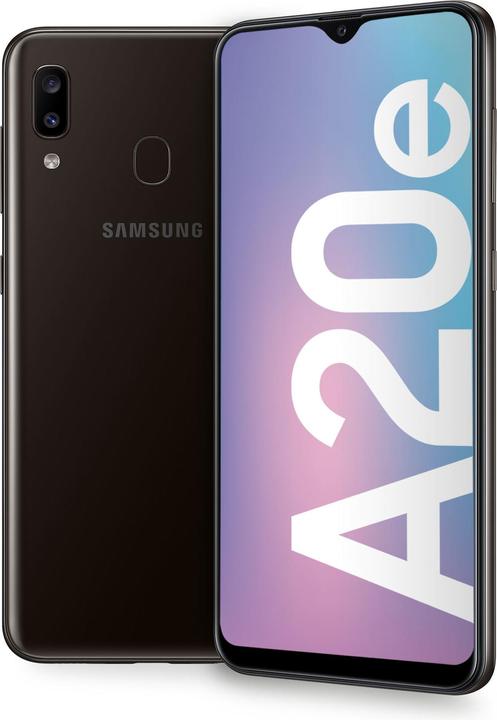 Actual product image Samsung Galaxy A20e EU (32 GB, Black, 5.80", Dual SIM + SD, 13 Mpx, 4G)