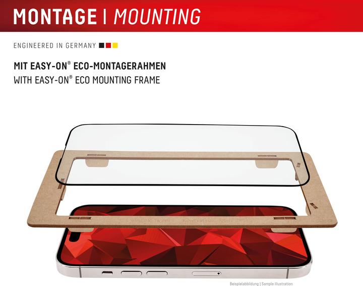 Actual product image Displex Premium Glass, Full Cover Panzerglas (1 Piece, Samsung Galaxy S25 Ultra)