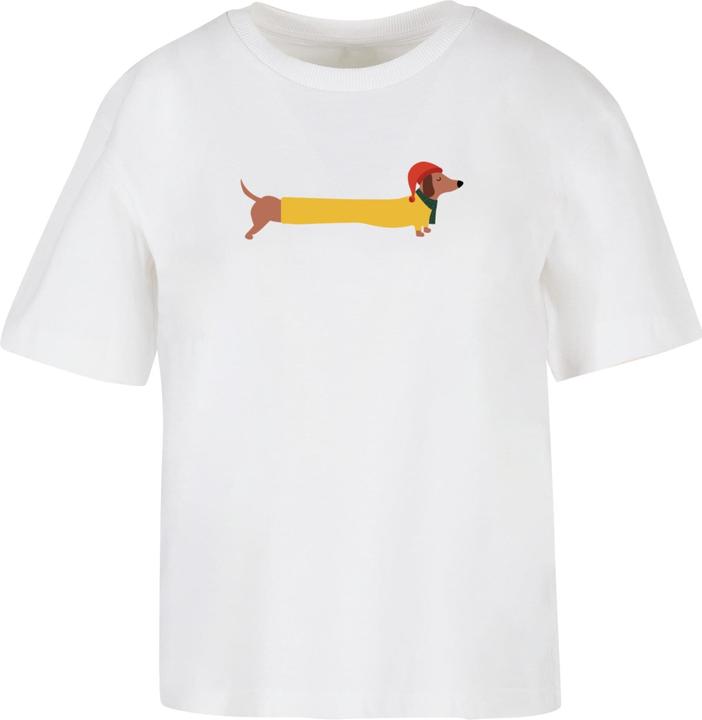 Produktbild Merchcode Ladies Christmas Dog Tee - 182069 (S)