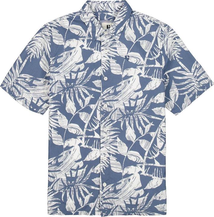 Garcia Hemd Beach Blau