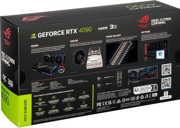 Productafbeelding ASUS ROG Strix GeForce RTX 4090 OC Editie (24 GB)
