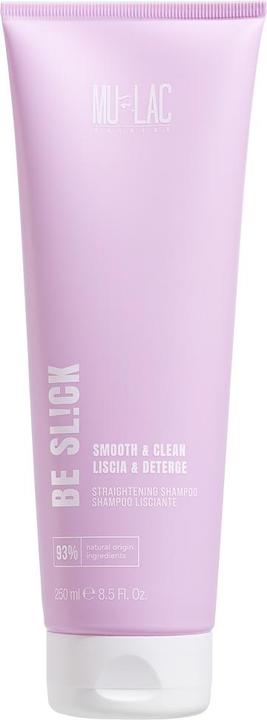 Actual product image Mulac Be Sl!ck Straightening Shampoo 250ml (250 ml, Liquid shampoo)