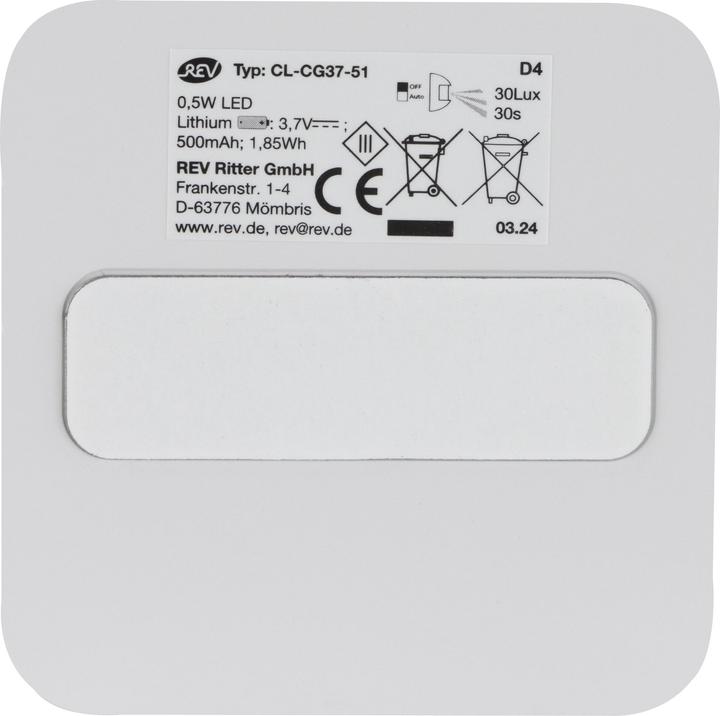 Image du produit REV 1x2 LED Lampes compactes à batterie avec détecteur de mouvement 2013100800