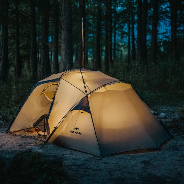 Actual product image Naturehike Massif Solo Tent Moon rock sand