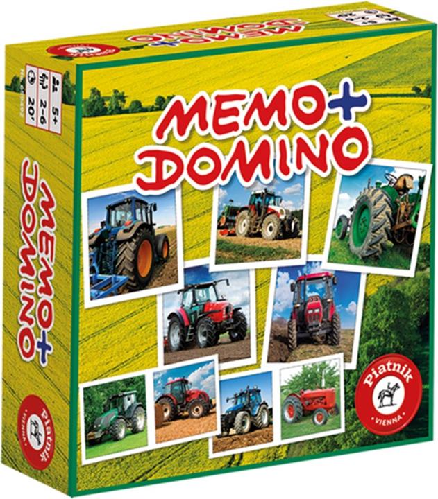 Piatnik Memo & Domino Tractors (German, French, Italian, English)