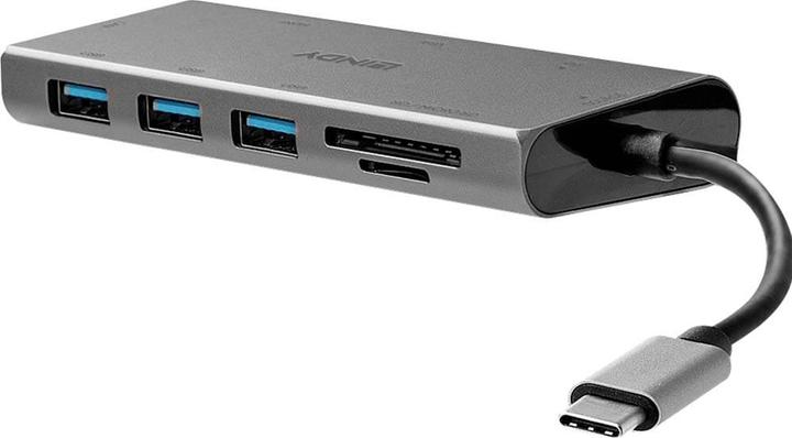 Actual product image Lindy USB 3.1 Type C Multi-Port Converter (USB-C, 4 Ports)