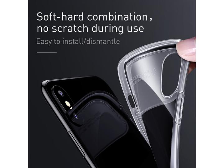 Actual product image Baseus Lotus Series iPhone Xs case Soft TPU (Apple iPhone XS)