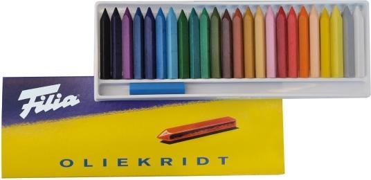 Actual product image FILA Oil crayon filia with tip Box of 12 pieces (12 x)