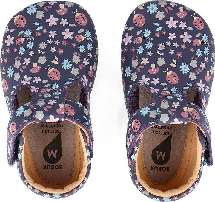 Bobux finkli Meadow Grape + Floral