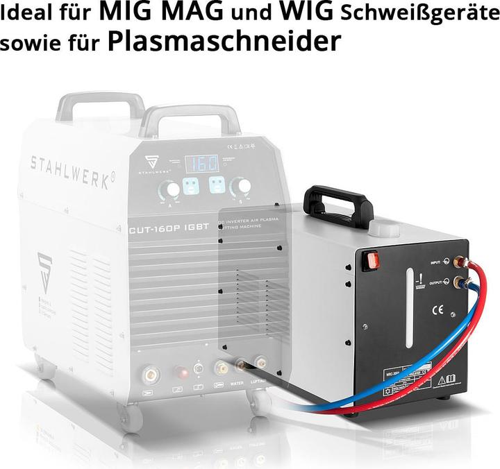 Produktbild Stahlwerk Wasserkühler mit 370 W Leistung und 6 l Tank