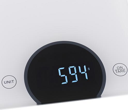 Actual product image Adler AD kitchen scale White Built-in Rectangle Electronic kitchen scale