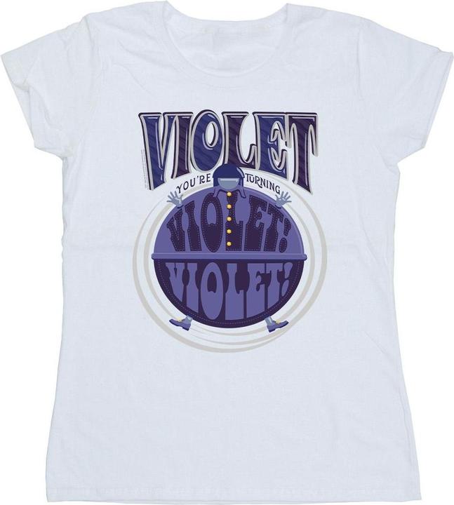 Willy Wonka & the Chocolate Factory Violet Turning Violet TShirt (XXL)