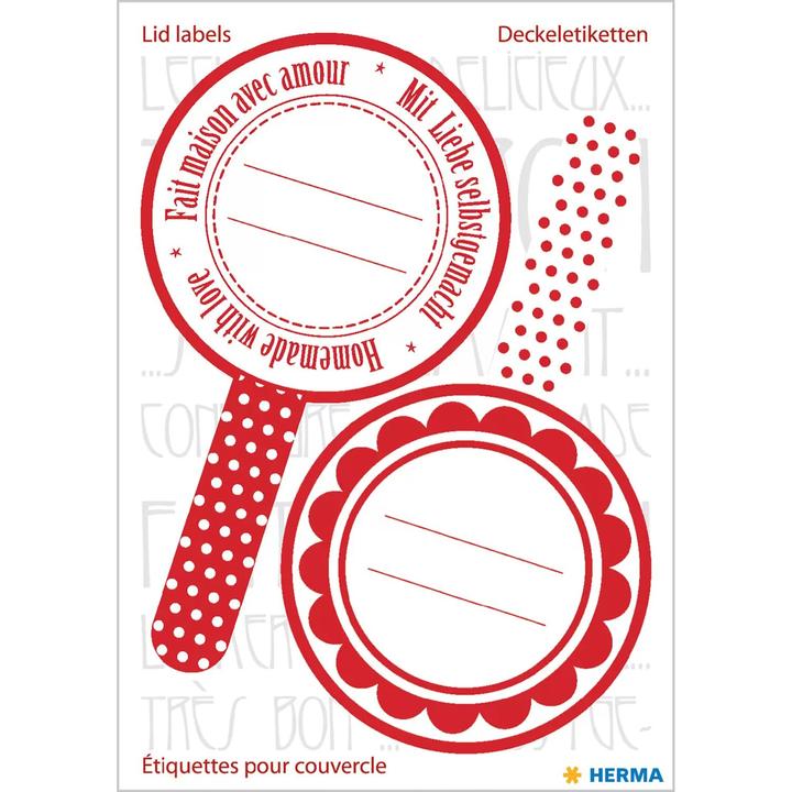 Produktbild HERMA Deckeletiketten "New Look " 6 Sticker