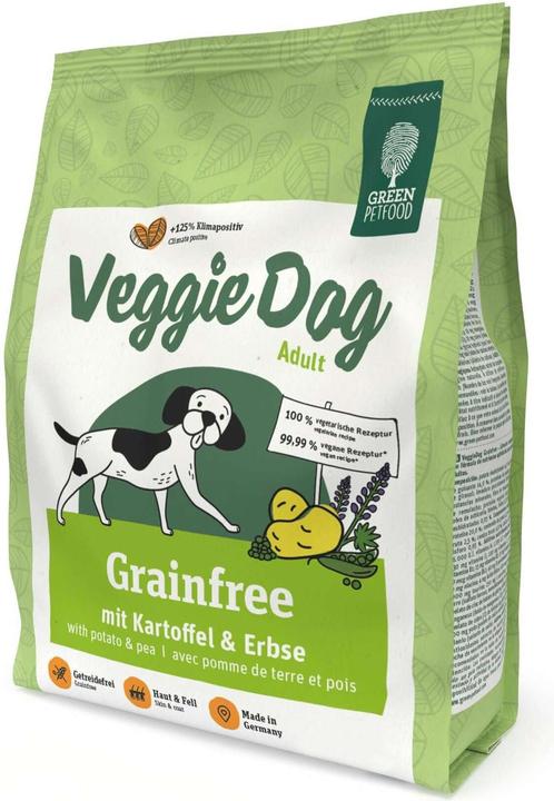Green Petfood Veggie Dog Grainfree Adult avec pomme de terre et pois (Adulte, 1 pcs, 927 g)