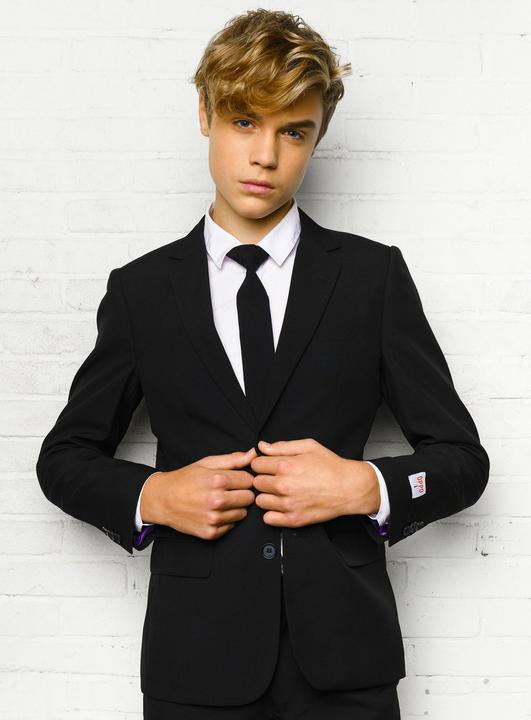 Actual product image OppoSuits Black confirmation suit for boys for the youth consecration (134, 140)