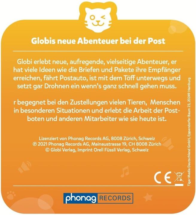 Produktbild Tigermedia tigercard - Globis neue Abenteuer bei der Post (Deutsch)