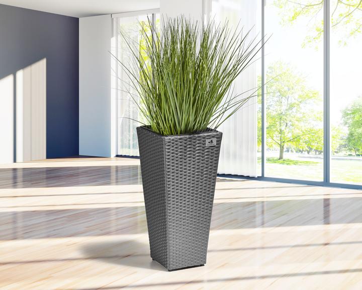 Produktbild Gartenfreude Pflanzkübel Polyrattan Pflanzgefäss (28 cm)