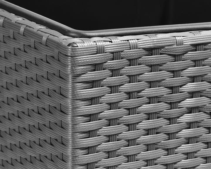 Produktbild Gartenfreude Pflanzkübel Polyrattan Pflanzgefäss (28 cm)