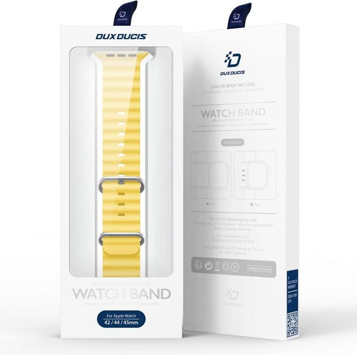 Image du produit Dux Ducis Bracelet Watch Strap 8 / 7 / 6 / 5 / 4 / 3 / 2 / SE (41 / 40 / 38mm) Silicone Band Bracelet Y (40 mm, 38 mm, 41 mm, Acier inoxydable, Silicone (liquide))