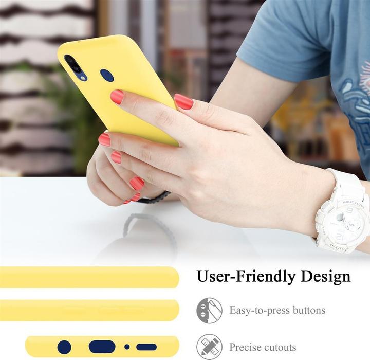Image du produit Cadorabo TPU Liquid Silicone Case Cover (Samsung Galaxy M20)