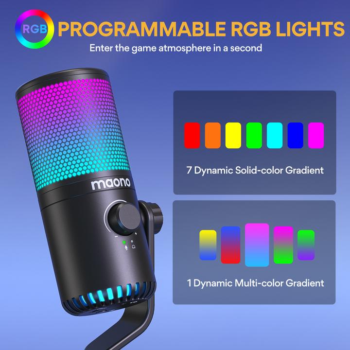 Immagine prodotto Maono DM30RGB USB Mikrofon