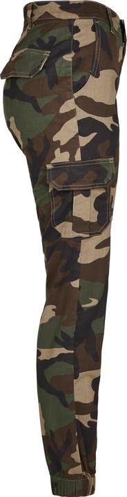 Actual product image Urban Classics Ladies High Waist Camo Cargo Pants (28)