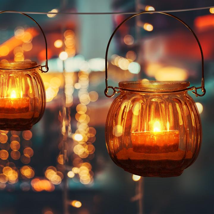 Actual product image Relaxdays 12x lantern (12 x, 8 x 8 x 7.5 cm)