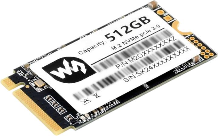 Produktbild WaveShare 512GB SSD M.2 NVME 2242 Speicher (512 GB, M.2 2242)