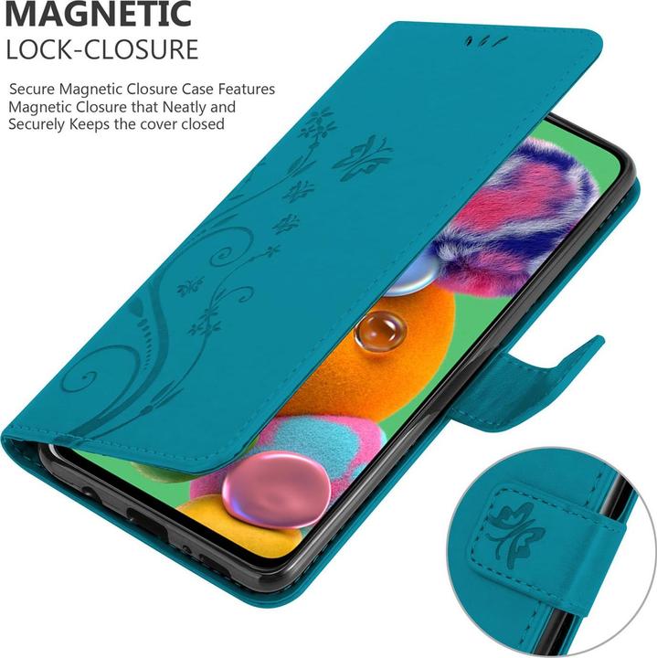 Image du produit Cadorabo Couverture du livre de fleurs (Samsung Galaxy A90 5G)