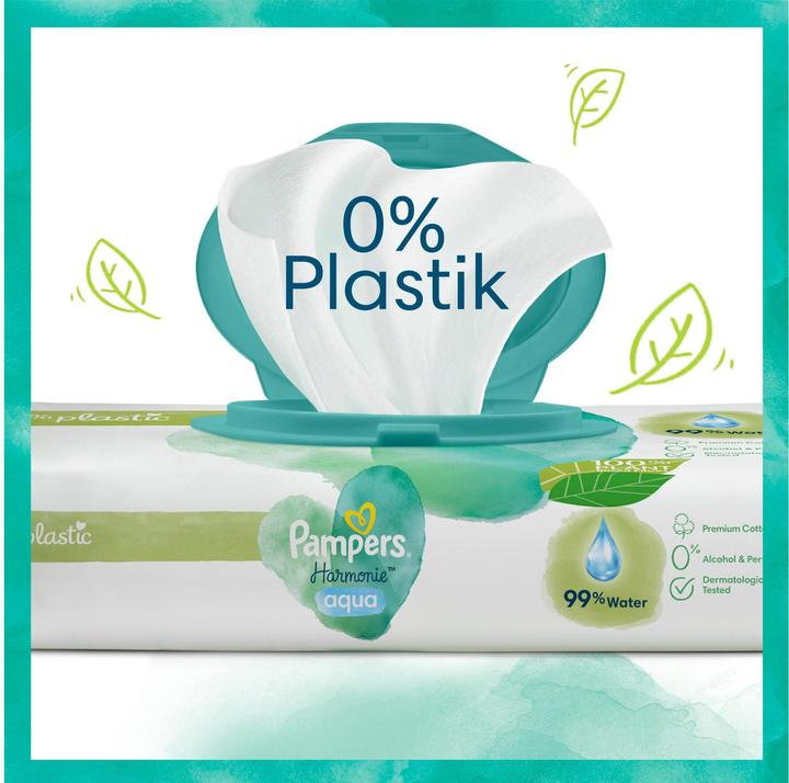 Image du produit Pampers Harmonie Aqua (192 pièce(s))