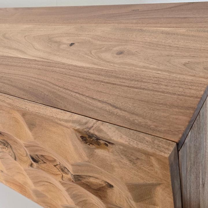 Produktbild FineBuy TV Schrank Lowboard 160 cm Holz Massiv Fernsehkommode Fernsehschrank