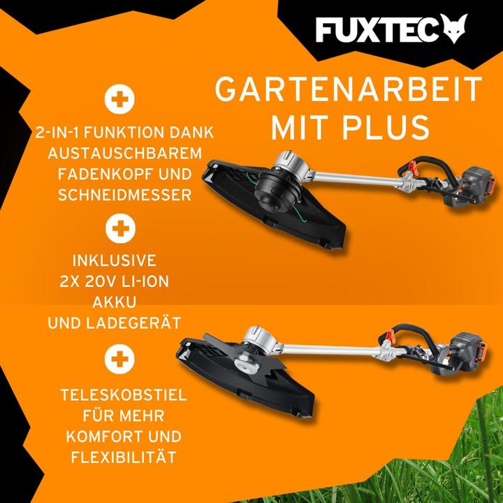 Produktbild Fuxtec FX-E2MS-SET (Kunststoffmesser, Trimmfaden)