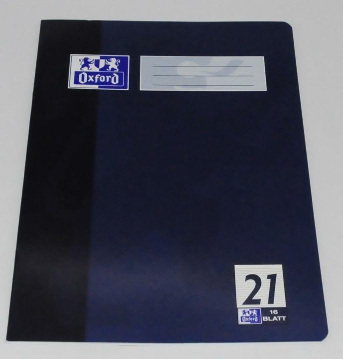 Produktbild Oxford Schulheft (A4, Liniert, Harter Einband)
