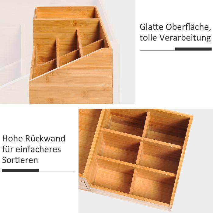 Produktbild Homcom Schreibtischorganizer mit 2 Schubladen